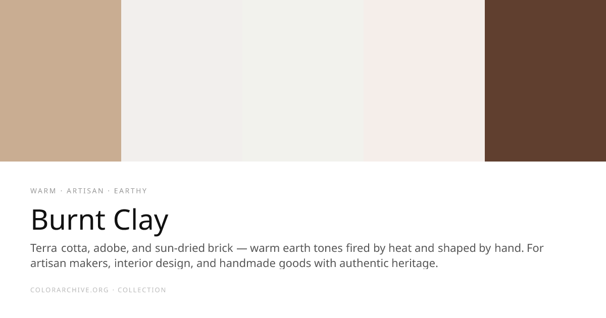 Burnt Clay — Color Palette | ColorArchive