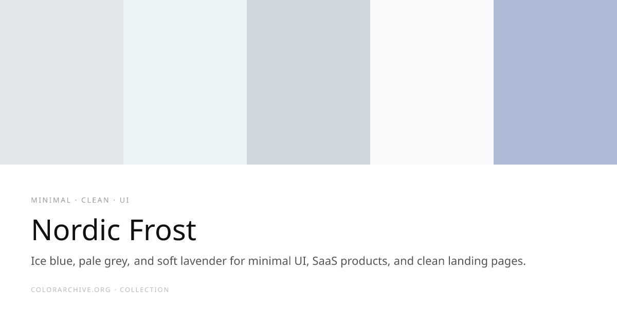 Nordic Frost — Color Palette | ColorArchive