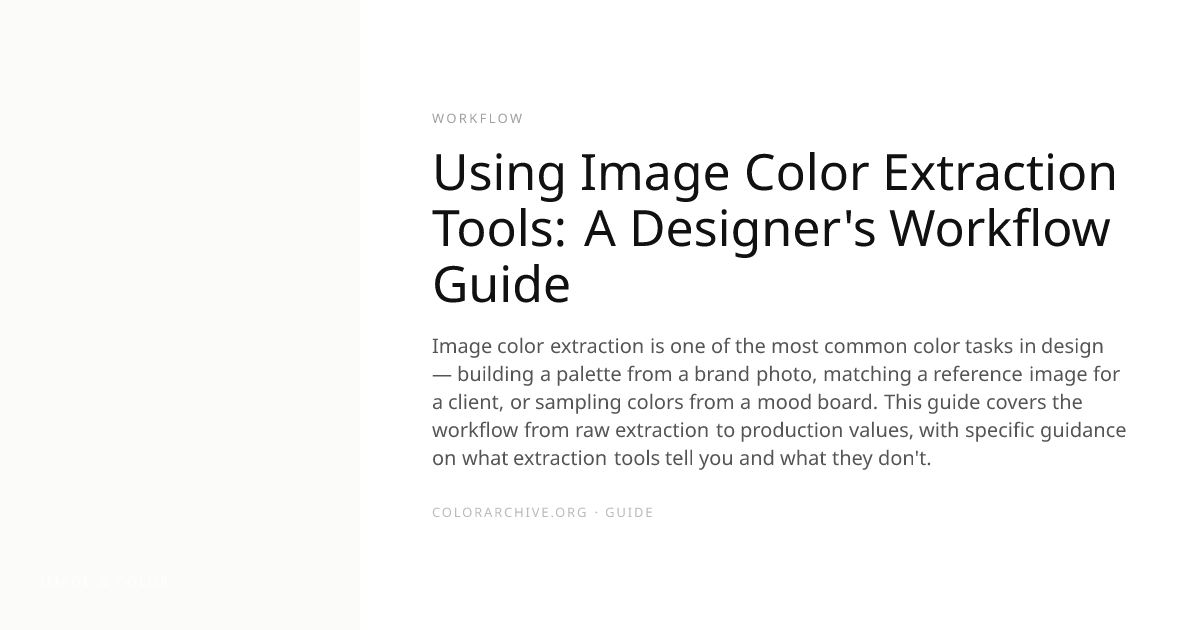 Using Image Color Extraction Tools: A Designer's Workflow Guide ...